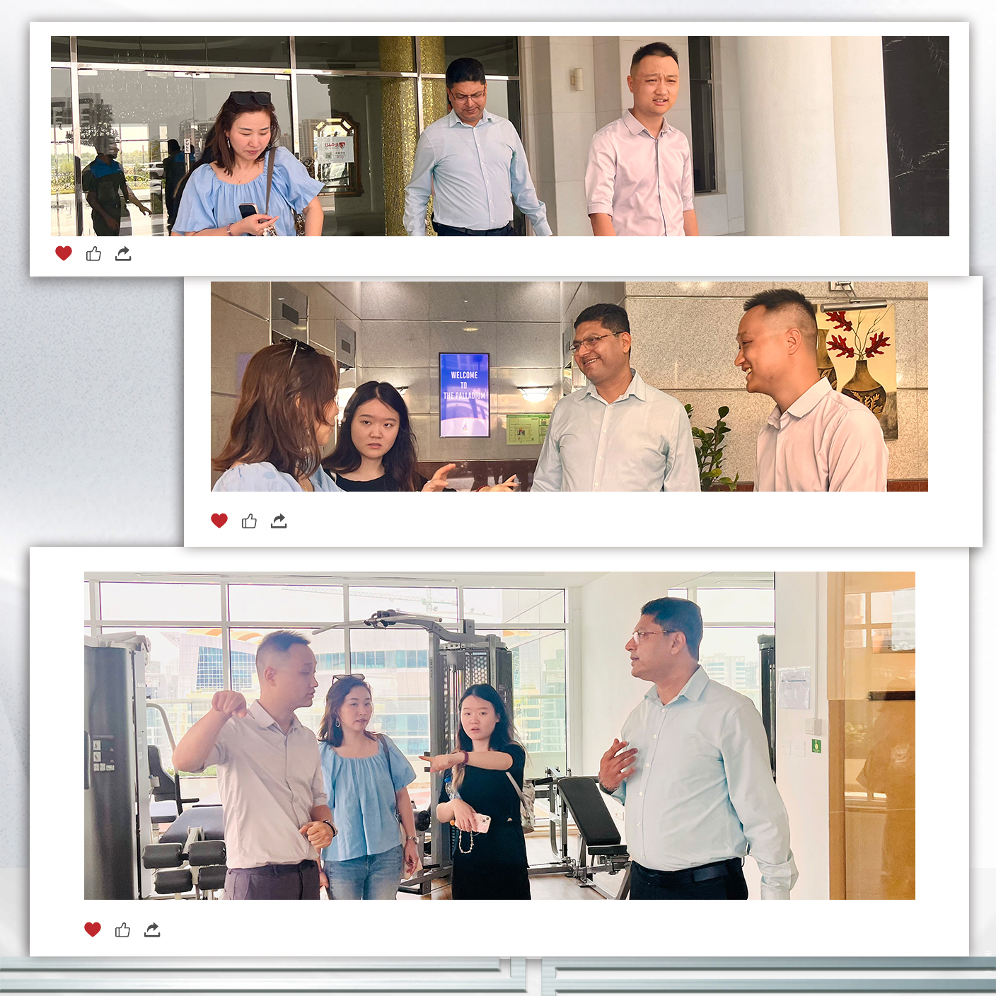 星月房地产CEO郑健先生一行应邀参观调研AMAL社区管理公司服务的项目
