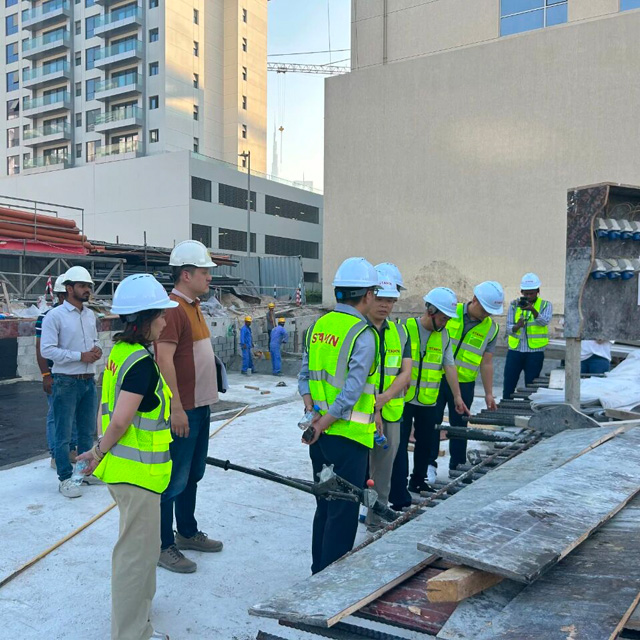 SIONE Group Chairman Wu Xinwen Conducts On-Site Inspection of Dubai Projects