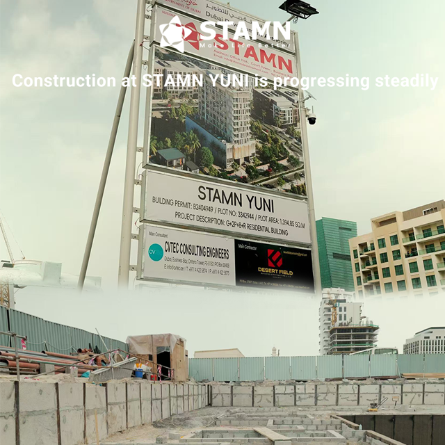 Construction at STAMN YUNI is progressing steadily