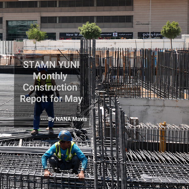 STAMN YUNI五月施工报告